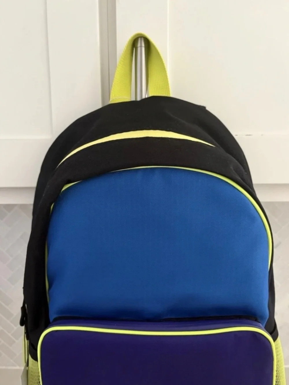 Zara Kids Colorblocked Backpack For School NWT
